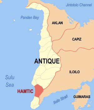 hamtic antique map